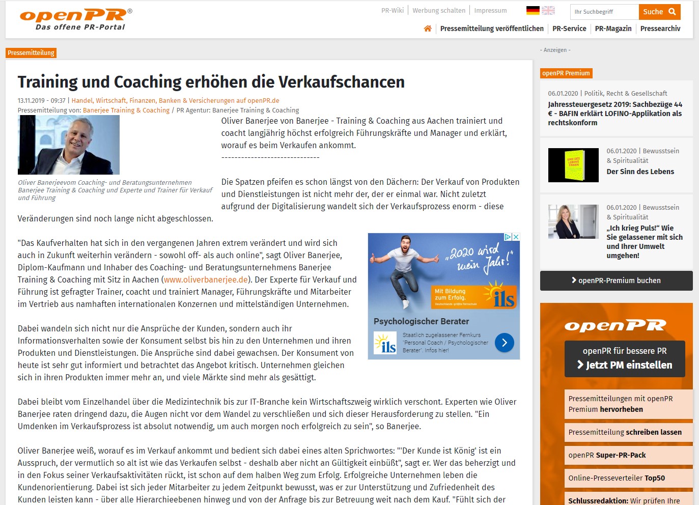 Verkaufstraining Aachen: Training und Coaching erhöhen die Verkaufschancen